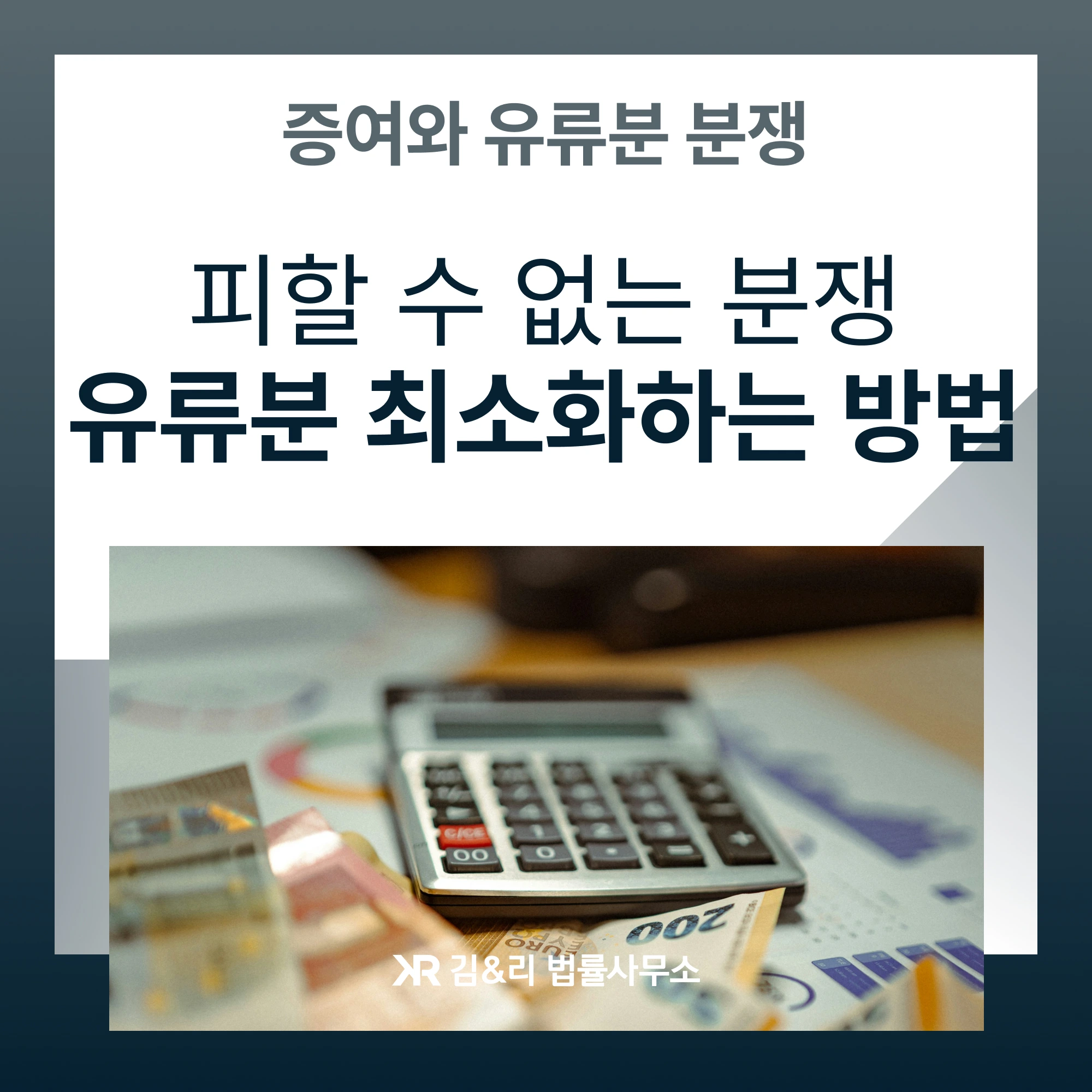 증여로 인한 형제 사이 유류분 분쟁 대비 자문