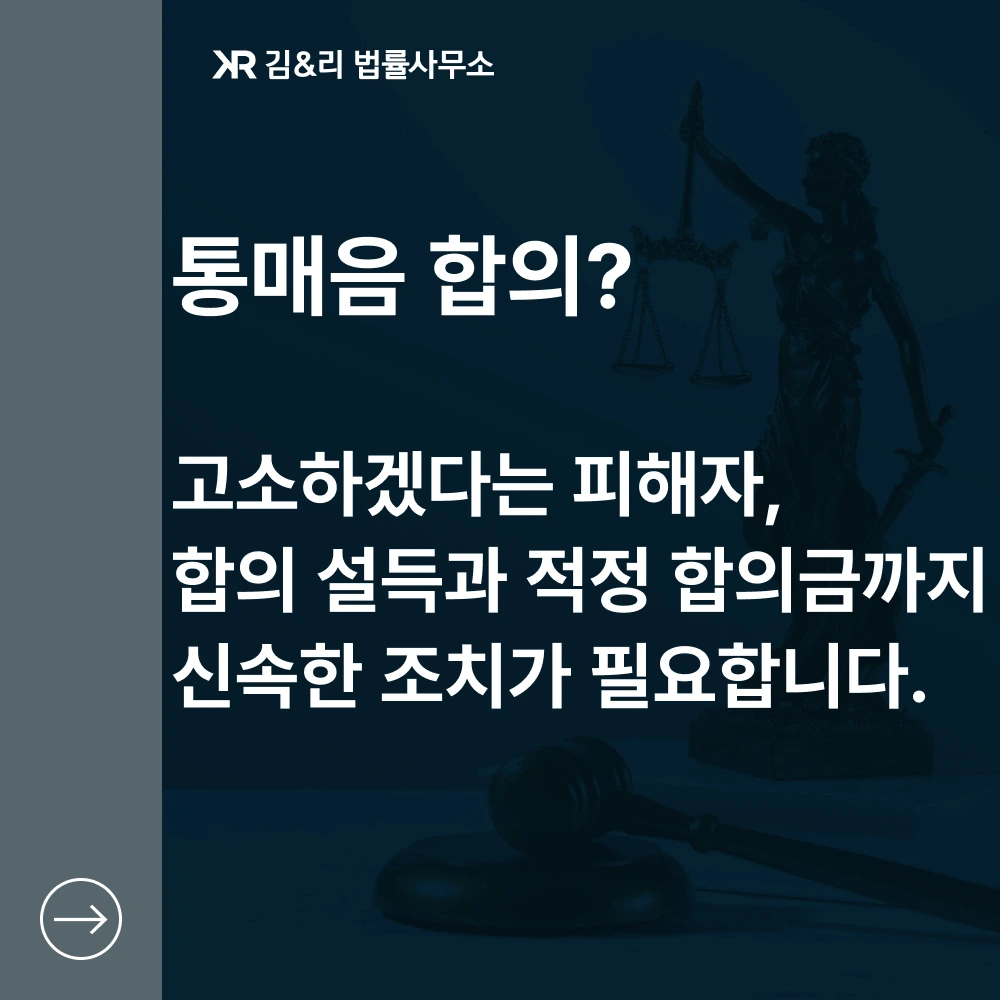 통매음 고소 전 합의를 위한 대응