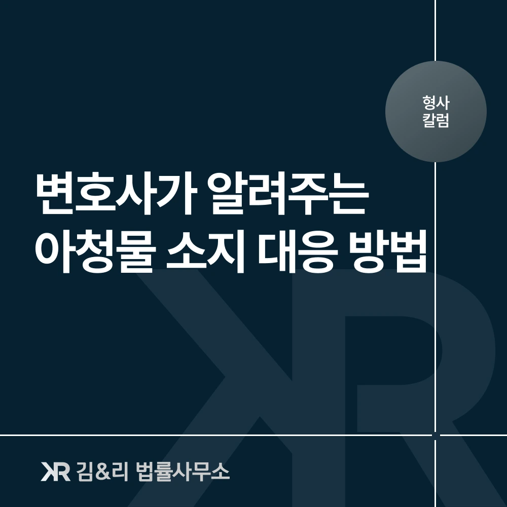 구글 아청물 소지 대응 방법 카드 이미지