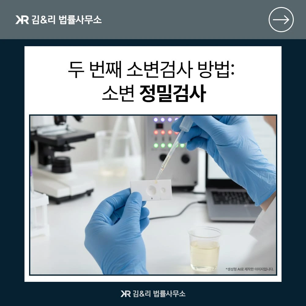 마약류 소변정밀검사 카드 이미지