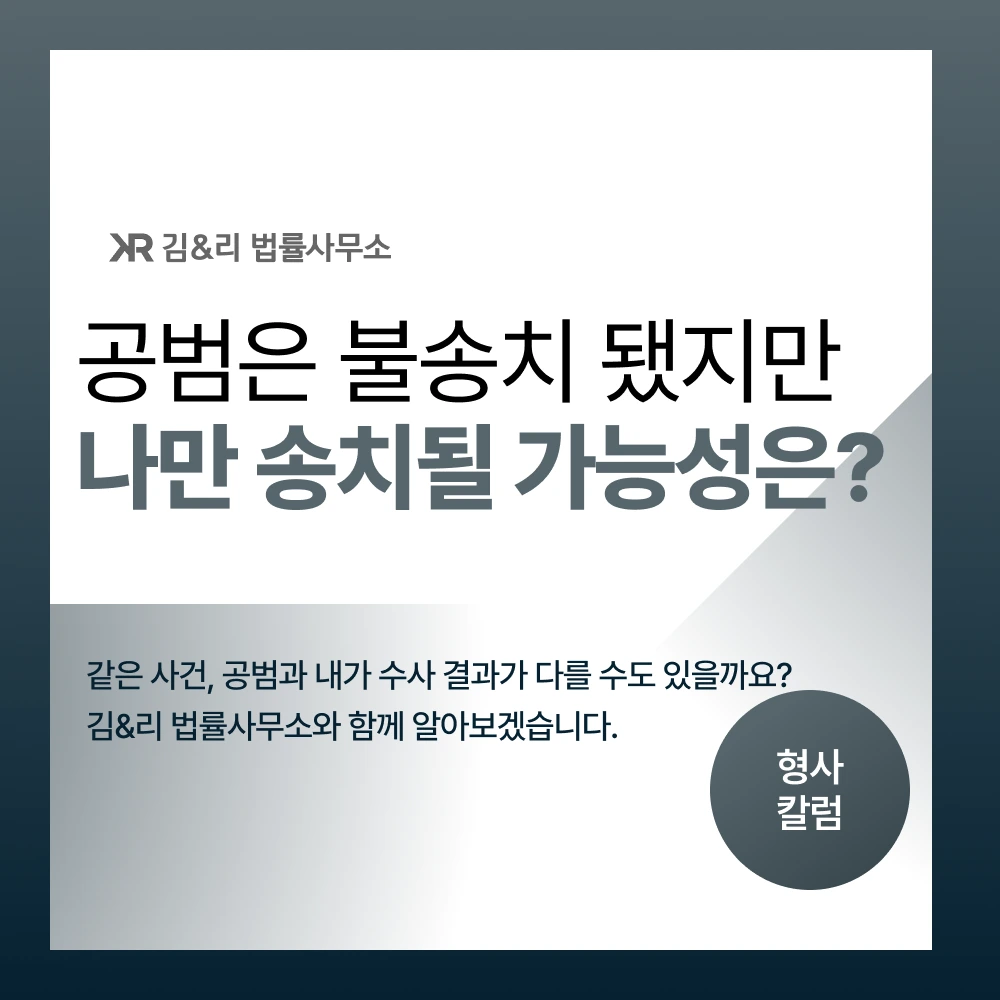 사기 피의자 조사 공범 불송치 대응 방법 카드 이미지