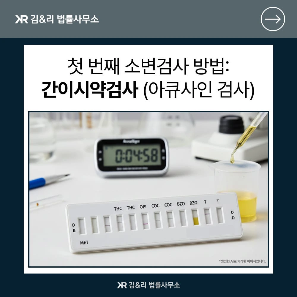 마약 간이시약검사 아큐사인 카드 이미지